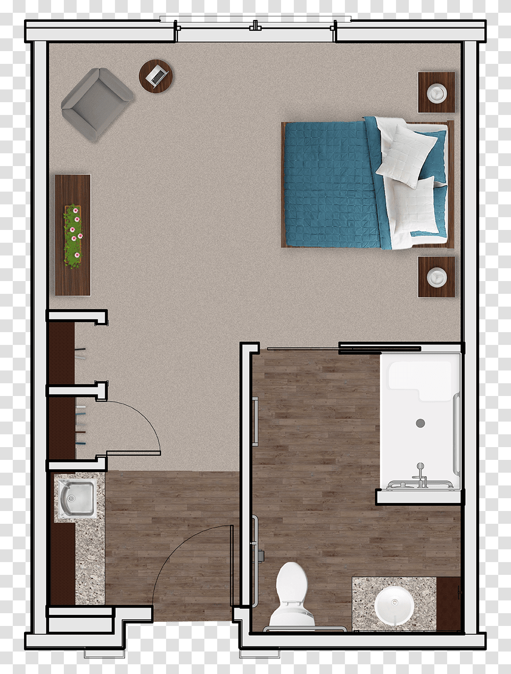 Memory Care Private Suite At Stonecrest Of Meridian Floor Plan, Diagram, Shower Faucet, Room, Indoors Transparent Png