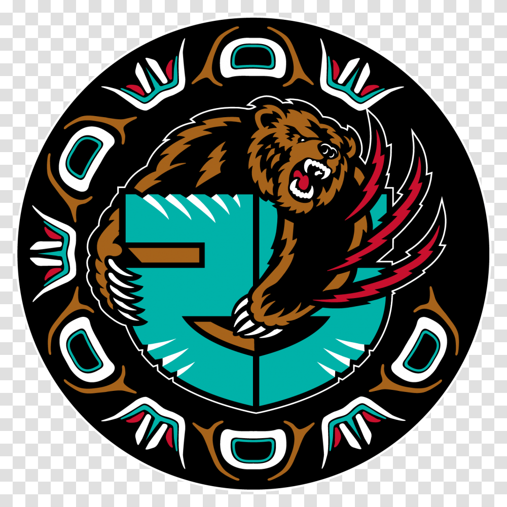 Memphis Grizzlies Throwback Logo, Trademark, Animal, Mammal Transparent Png
