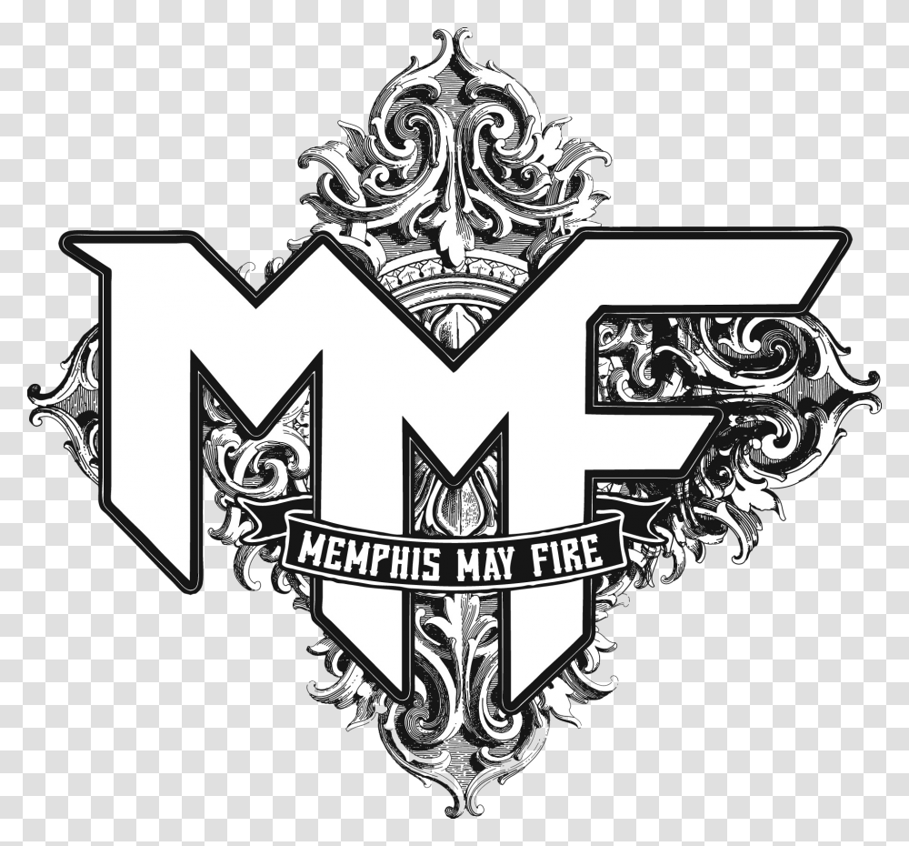 Memphis May Fire Mmf Memphis May Fire, Emblem, Cross, Logo Transparent Png