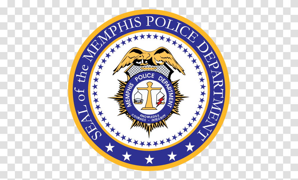 Memphis Police Department Seal, Logo, Trademark, Emblem Transparent Png