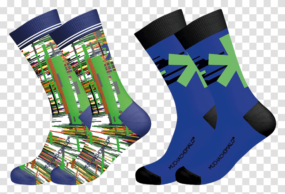 Men 2 Pack Socks Life Is A Glitch Sock, Stocking, Christmas Stocking, Gift Transparent Png