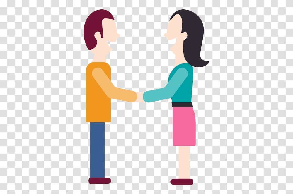 Men And Women Shake Hands Silhouette Download Silhouette Man Woman Shaking Hands, Person, Human, People, Crowd Transparent Png