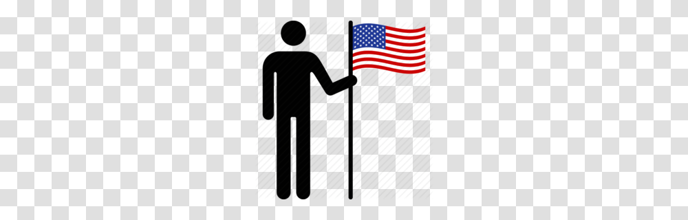 Men Clipart, Flag, American Flag Transparent Png