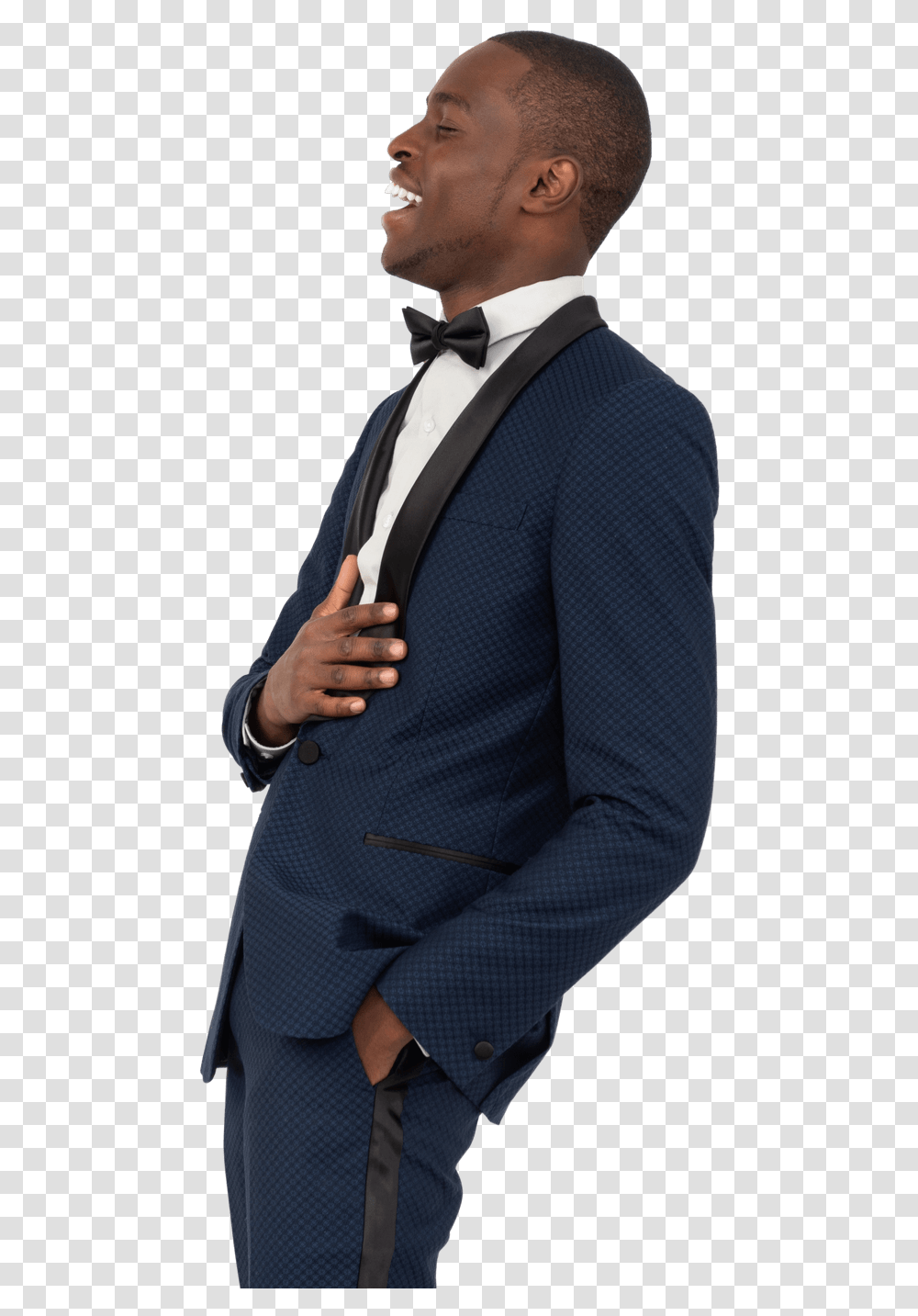 Men Full Man Standing And Laughing, Apparel, Suit, Overcoat Transparent Png
