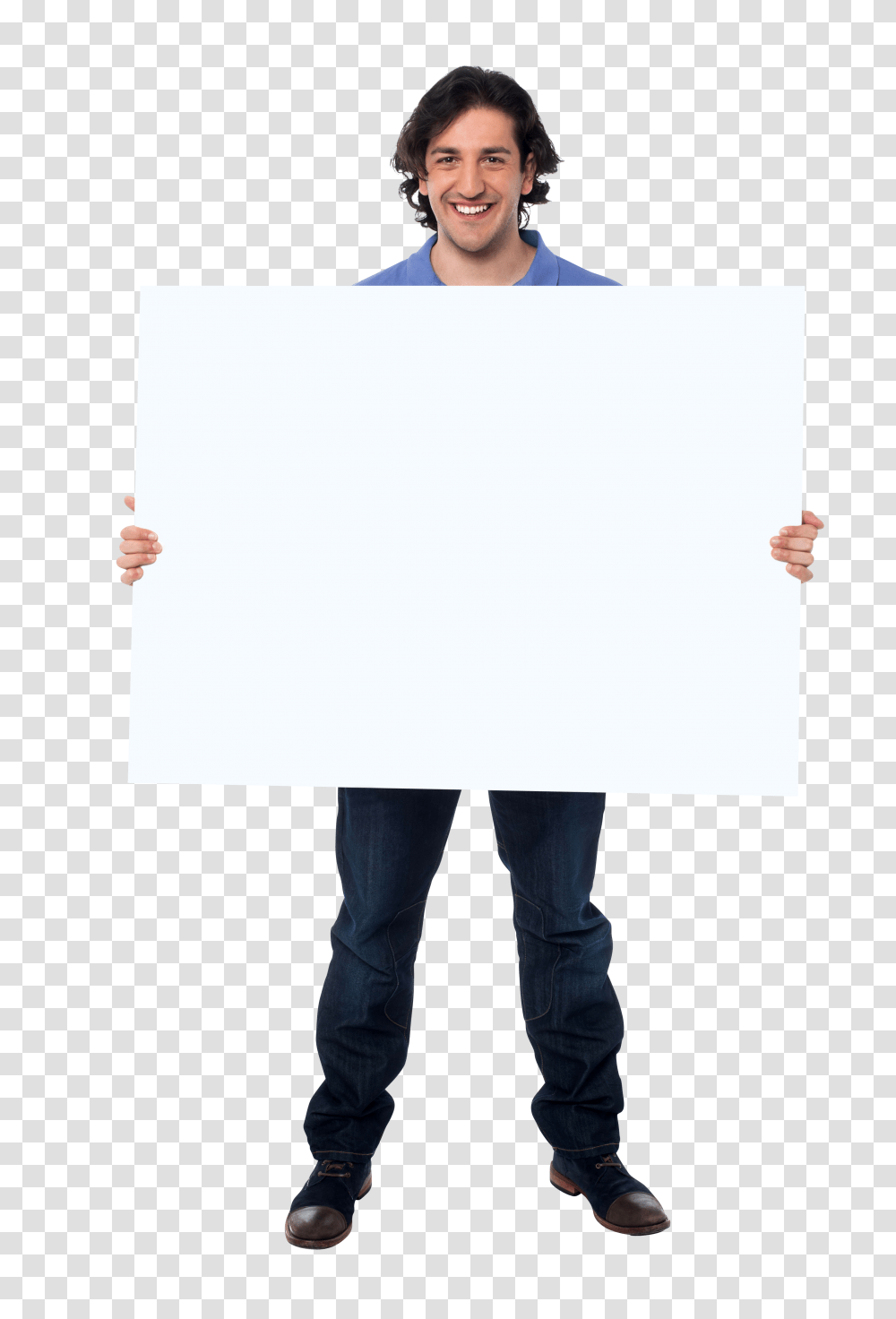 Men Holding Banner Play, White Board, Person, Face Transparent Png