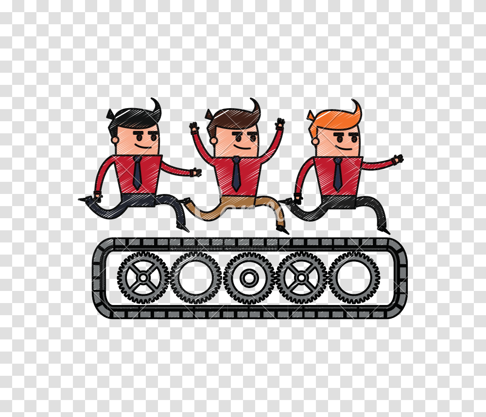 Men On Conveyor Belt, Person, Tartan, People, Nutcracker Transparent Png