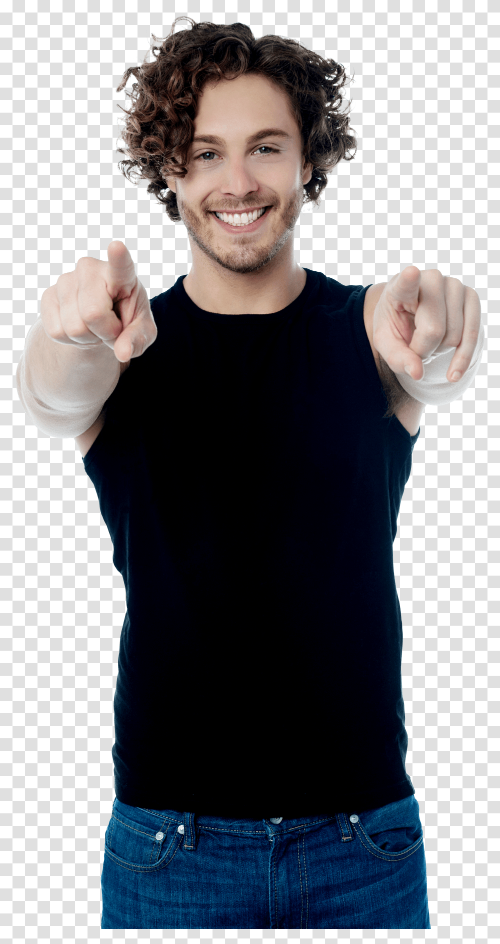 Men Pointing Front Royalty Free High Quality Standing Transparent Png