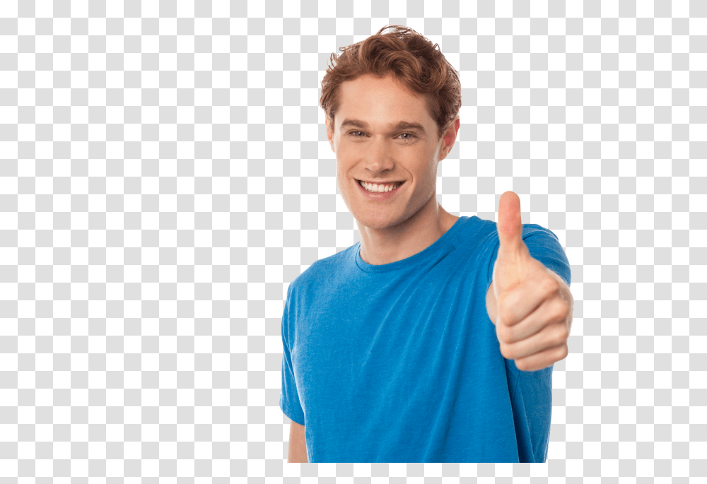 Men Pointing Thumbs Up Image Transparent Png