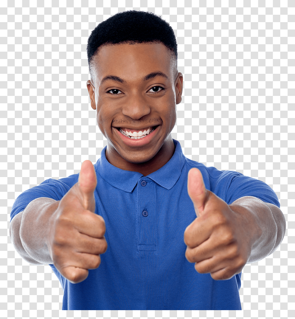 Men Pointing Thumbs Up Image Transparent Png