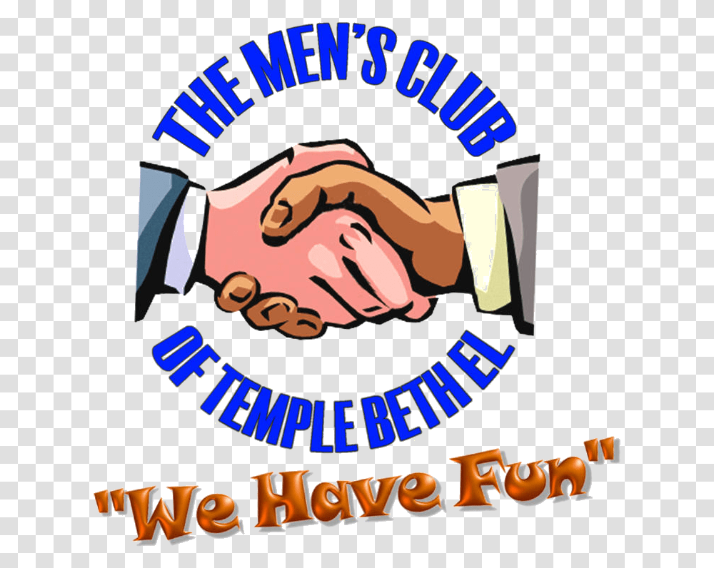 Men's Club Temple Beth El Of Fort Myers, Hand, Person, Human, Handshake Transparent Png