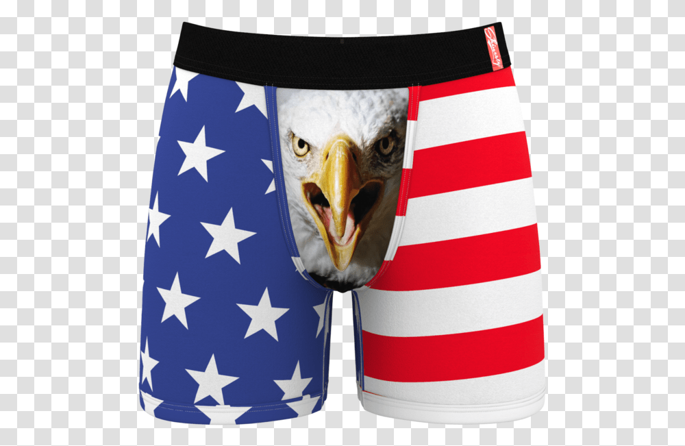 Men's Eagle Flag Ball Hammock Boxer Briefs Shinesty Eagle Underwear, Apparel, Skirt Transparent Png