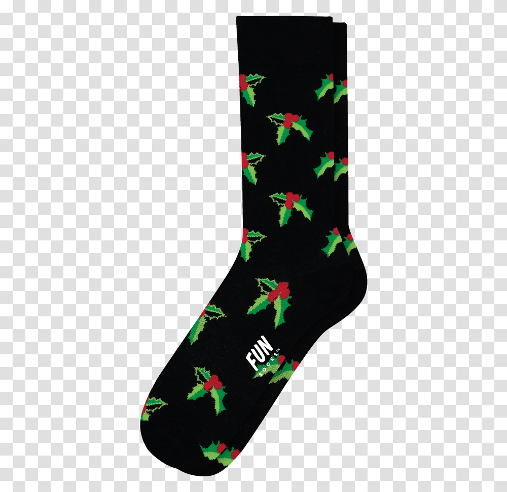 Men's Holiday Mistletoe Socks Sock, Apparel, Christmas Stocking, Gift Transparent Png