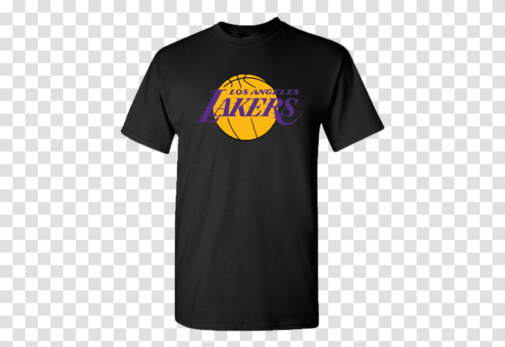 Men's La Lakers Logo Lebron James Jersey T Shirt, Apparel, T-Shirt Transparent Png