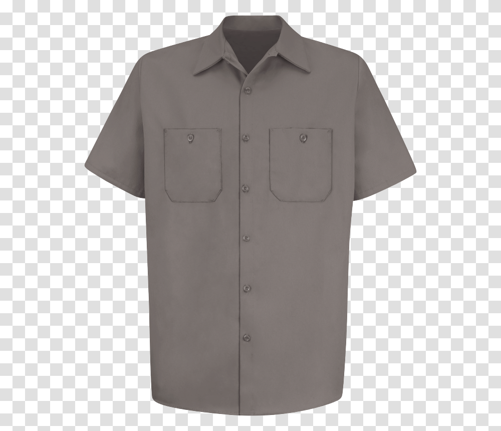 Men's Short Sleeve Wrinkle Resistant Cotton Workshirt Active Shirt, Apparel, Home Decor, Dress Shirt Transparent Png