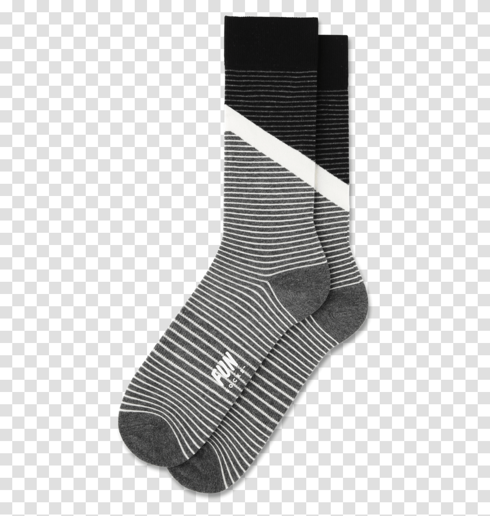Men's Stripe Block Socks Sock, Apparel, Shoe, Footwear Transparent Png