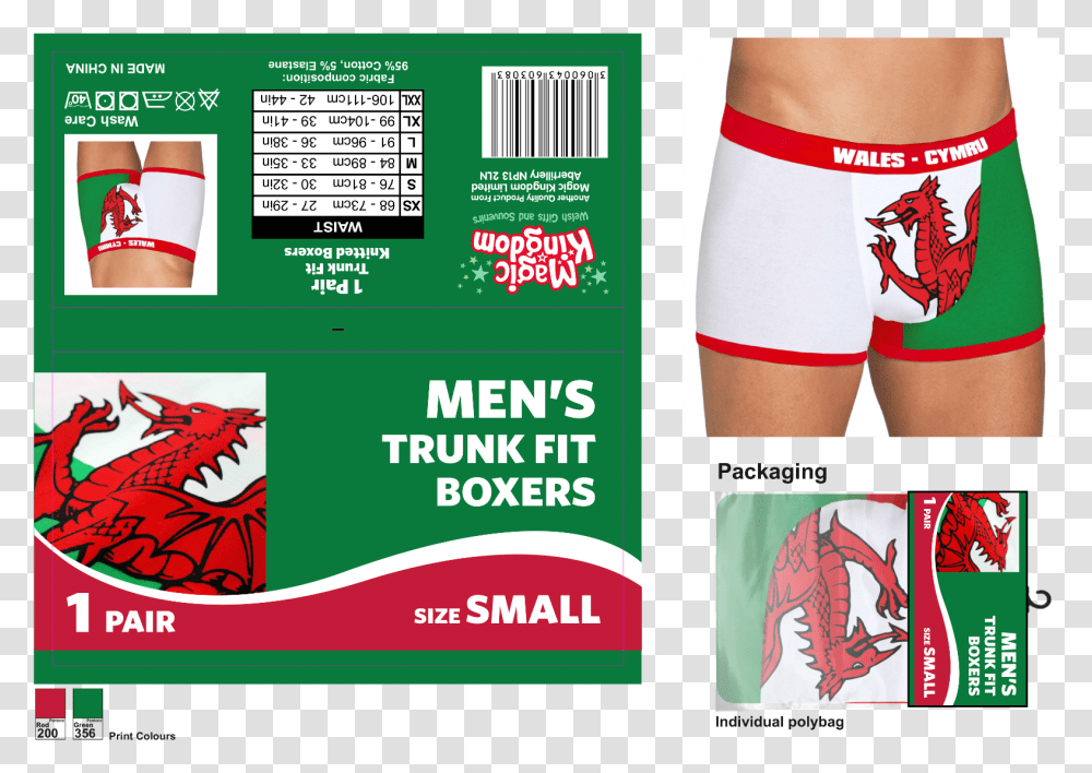 Men's Welsh Flag Boxer ShortsClass Lazyload Lazyload, Advertisement, Poster, Person, Human Transparent Png