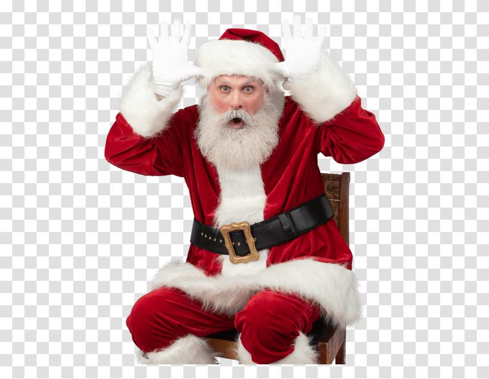 Men Santa Claus, Face, Person, Beard, Cushion Transparent Png