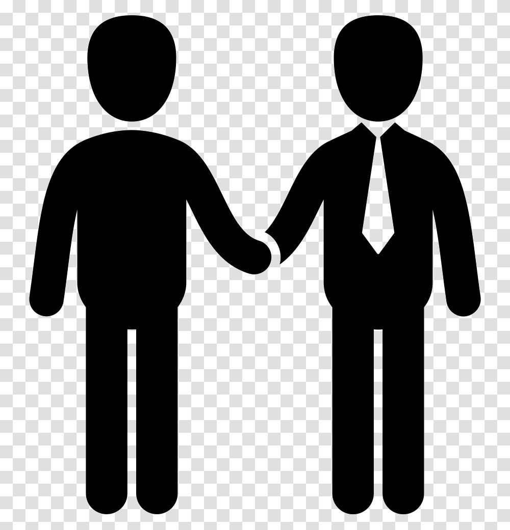 Men Shaking Hands Icon, Person, Human, People, Crowd Transparent Png