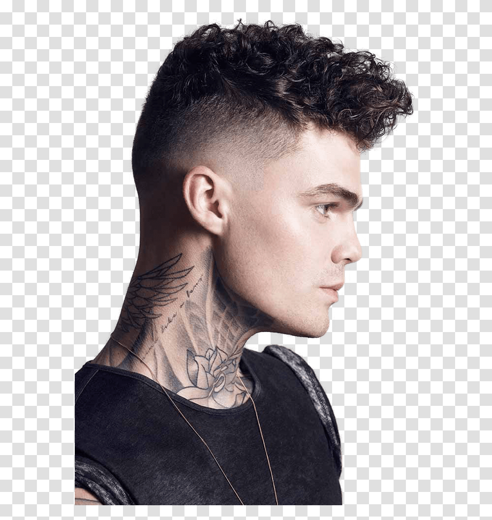 Men Short Curly Hair Styling, Skin, Person, Human, Face Transparent Png