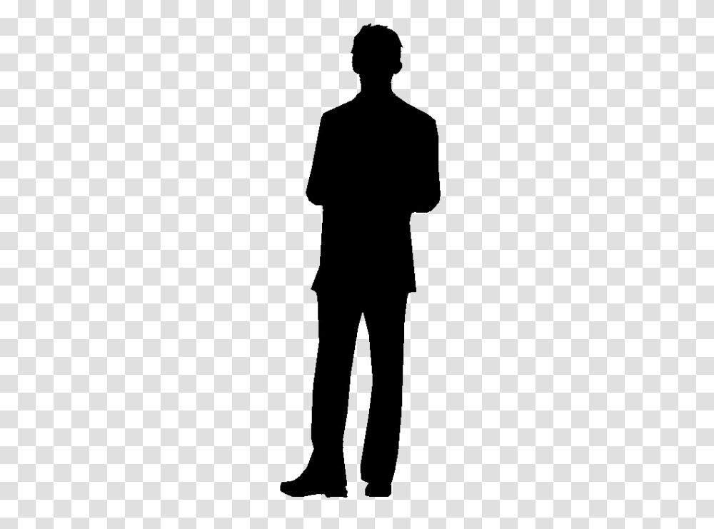 Men Silhouette Image, Standing, Person, Human, People Transparent Png