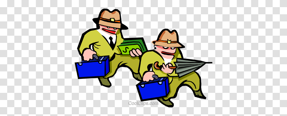 Men With Briefcases, Reading, Bag, Car Transparent Png