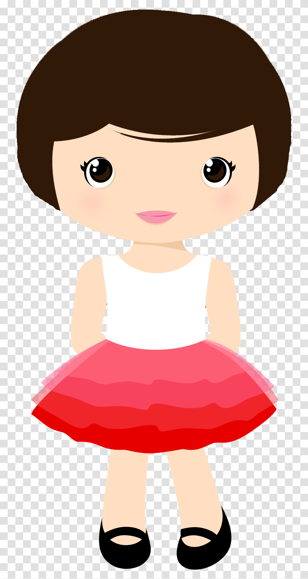 Menina Cute Clipart Business For Kids Doll Accessories Dress Up Girl Clipart, Toy, Person, Human Transparent Png