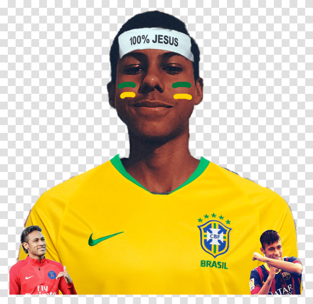 Meninoney Neymar Worldcup Ousadia Alegria Brazil Player, Person, Sphere, Shorts Transparent Png