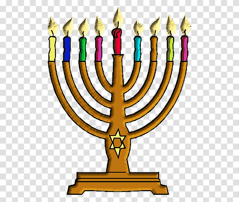 Menorah Hanukkah Happyhanukkah Freetoedit, Crystal Transparent Png