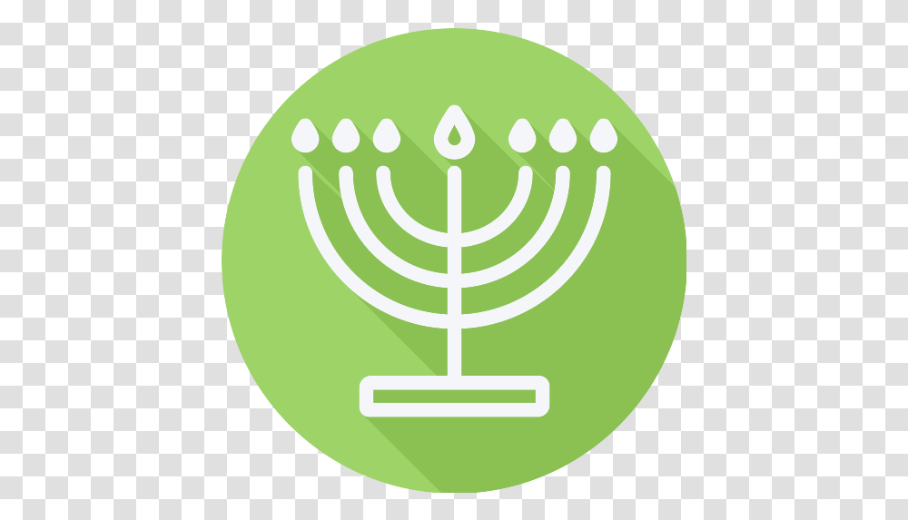 Menorah Hanukkah Icon Menorah, Tennis Ball, Sport, Plant, Text Transparent Png