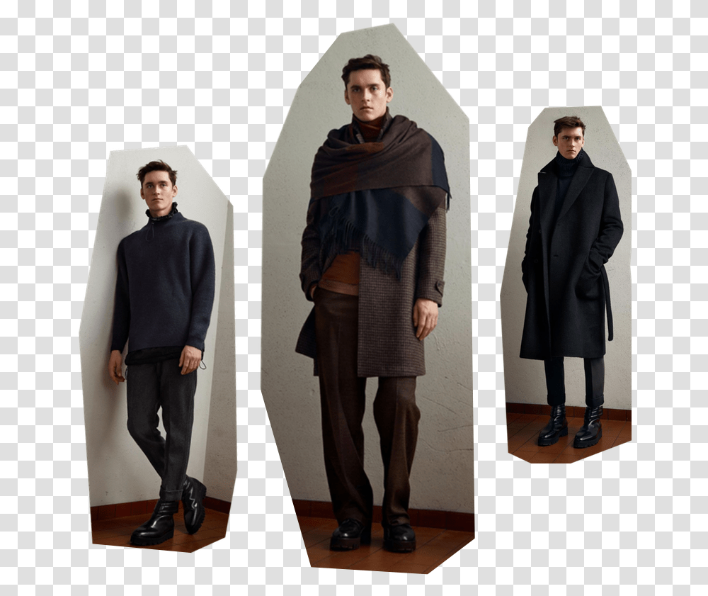 Menquots Fashion 2018 Hampm Clipart Coat, Apparel, Person, Human Transparent Png