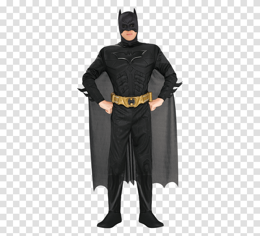 Mens Batman Costume, Person, Sleeve, Long Sleeve Transparent Png