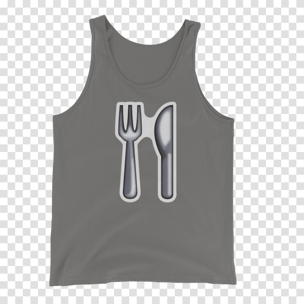 Mens Emoji Tank Top, Apparel, Fork, Cutlery Transparent Png