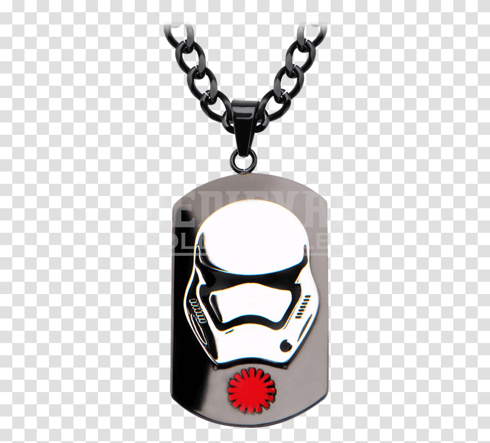 Mens First Order Stormtrooper Dog Tag Darth Vader, Helmet, Apparel, Pendant Transparent Png