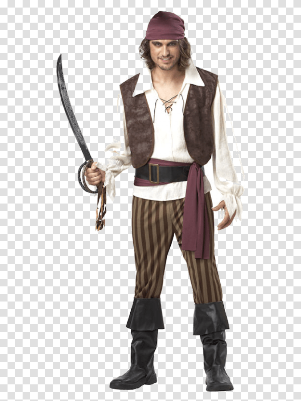 Mens Gypsy Halloween Costume, Person, Human, Pirate, Cosplay Transparent Png