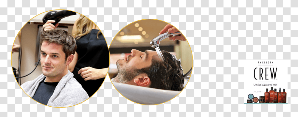Mens Hair Hair Salon Men, Person, Human, Face, Washing Transparent Png