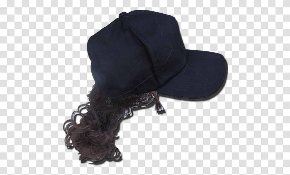 Mens Hat With Hair, Apparel, Person, Human Transparent Png