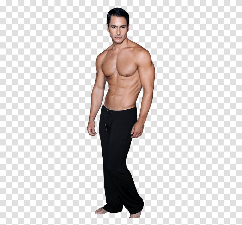 Mens Lounge Pants Barechested, Person, Human, Apparel Transparent Png