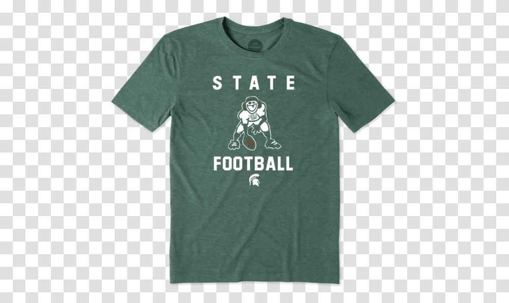 Mens Michigan State Football Jake Cool Tee Brenham, Clothing, Apparel, T-Shirt Transparent Png