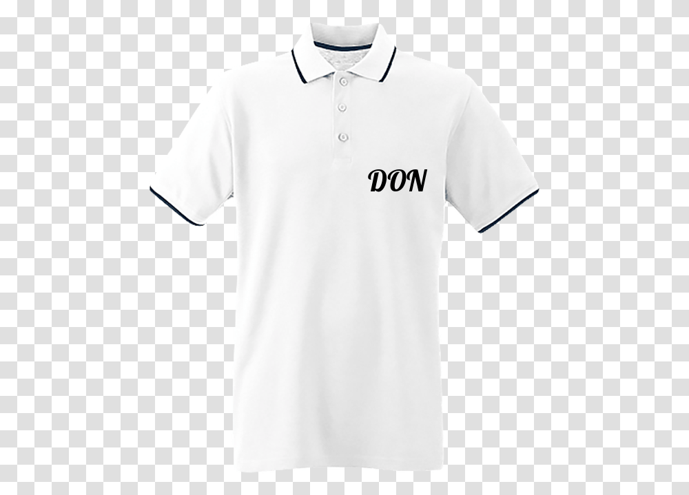 Mens Official Don Border Neck Polo Shirt Plain 1 Logo Polo Shirt, Apparel, Sleeve, T-Shirt Transparent Png