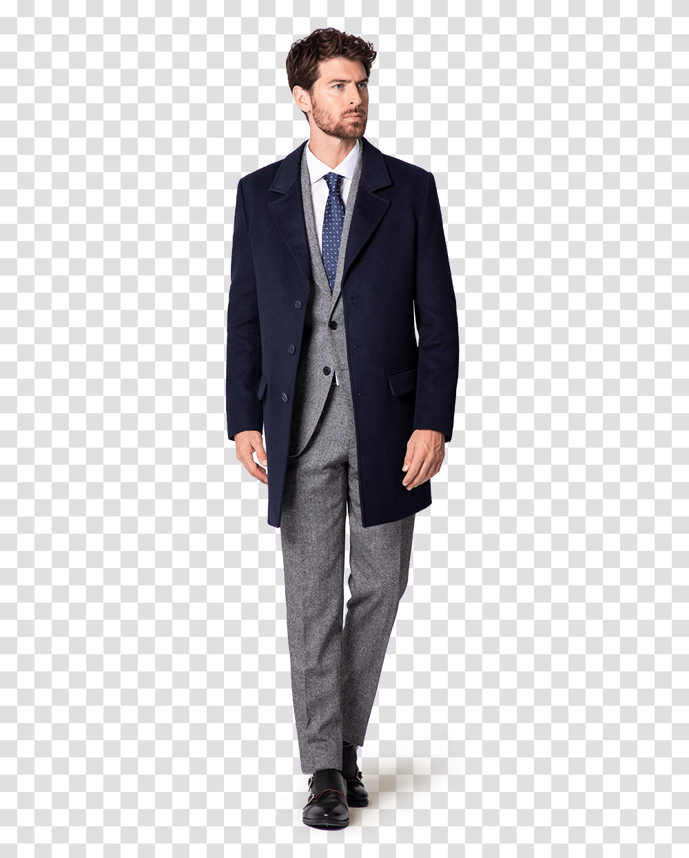 Mens Overcoat With Suit, Apparel, Tie, Accessories Transparent Png