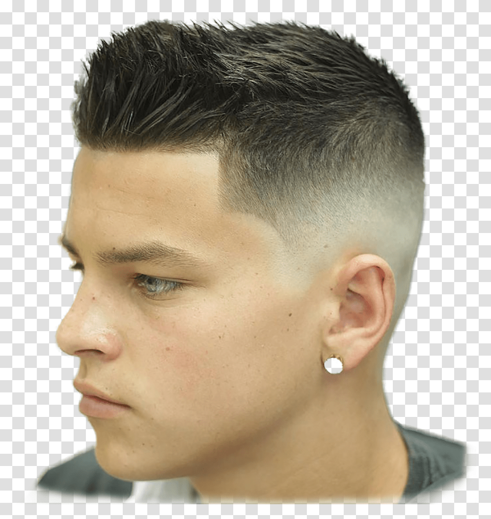 Mens Skin Fade Haircut 2018 Image Hair Cutting Image, Person, Human, Face, Head Transparent Png