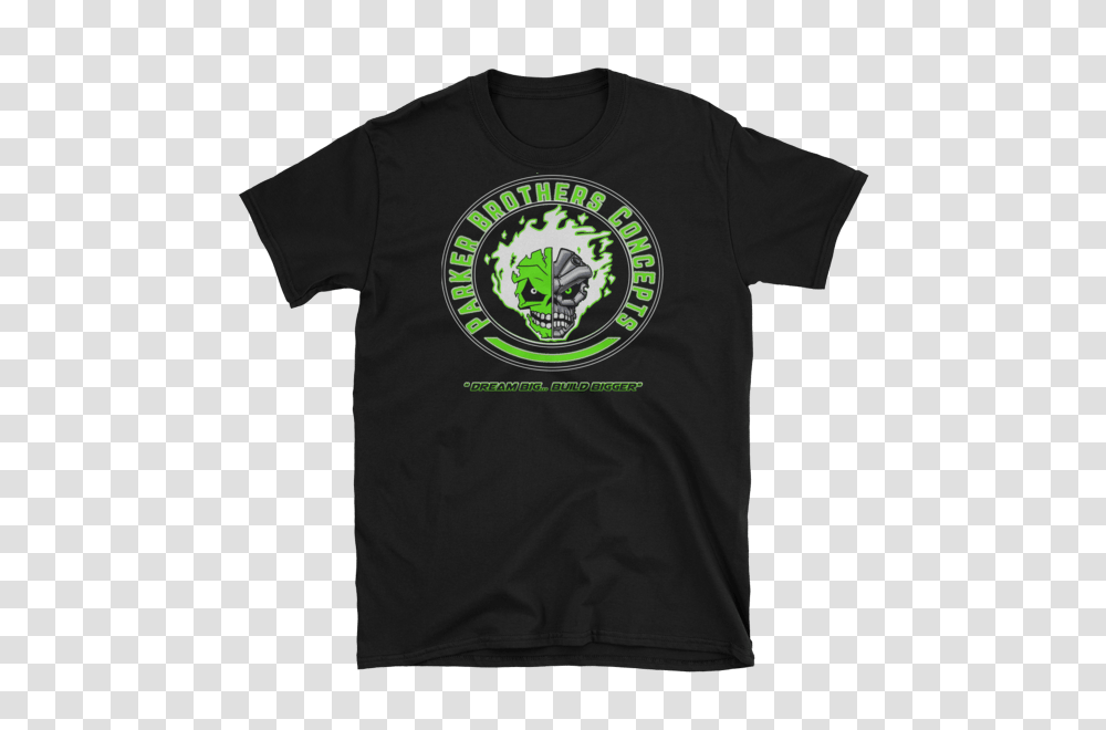 Mens T Shirt Green Skulls Parker Brothers Concepts, Apparel, T-Shirt Transparent Png