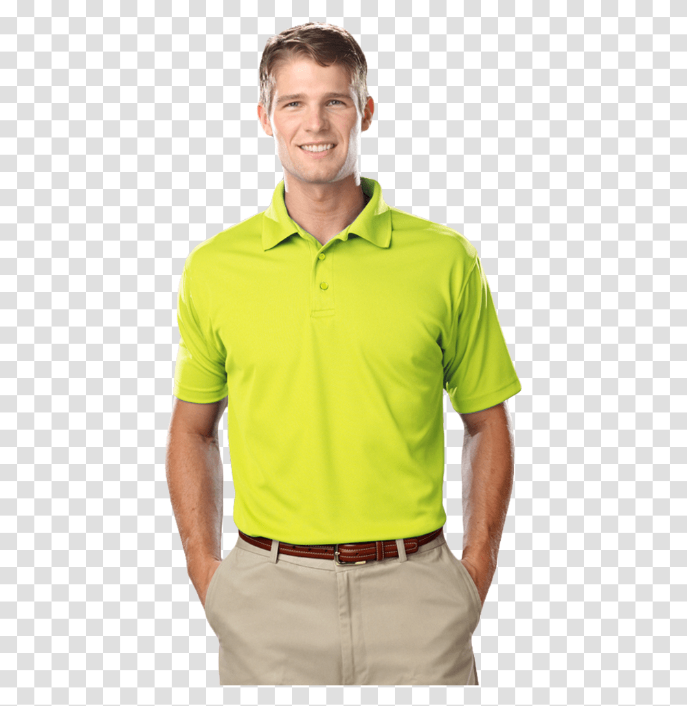 Mens Value Moisture Wicking Ss Polo Polo Shirt, Person, Sleeve, People Transparent Png