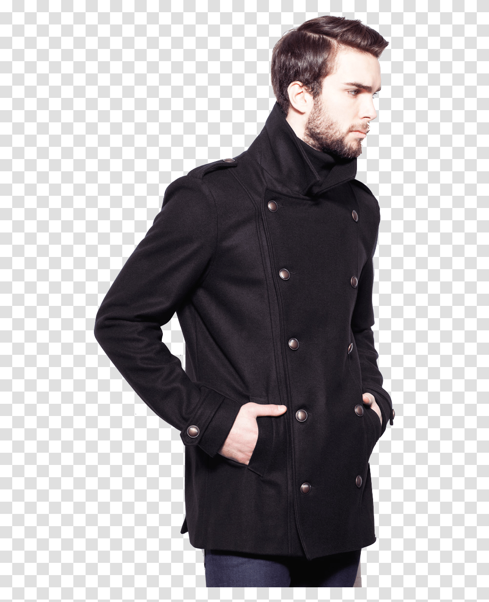 Mens Winter Coat Overcoat, Apparel, Jacket, Blazer Transparent Png