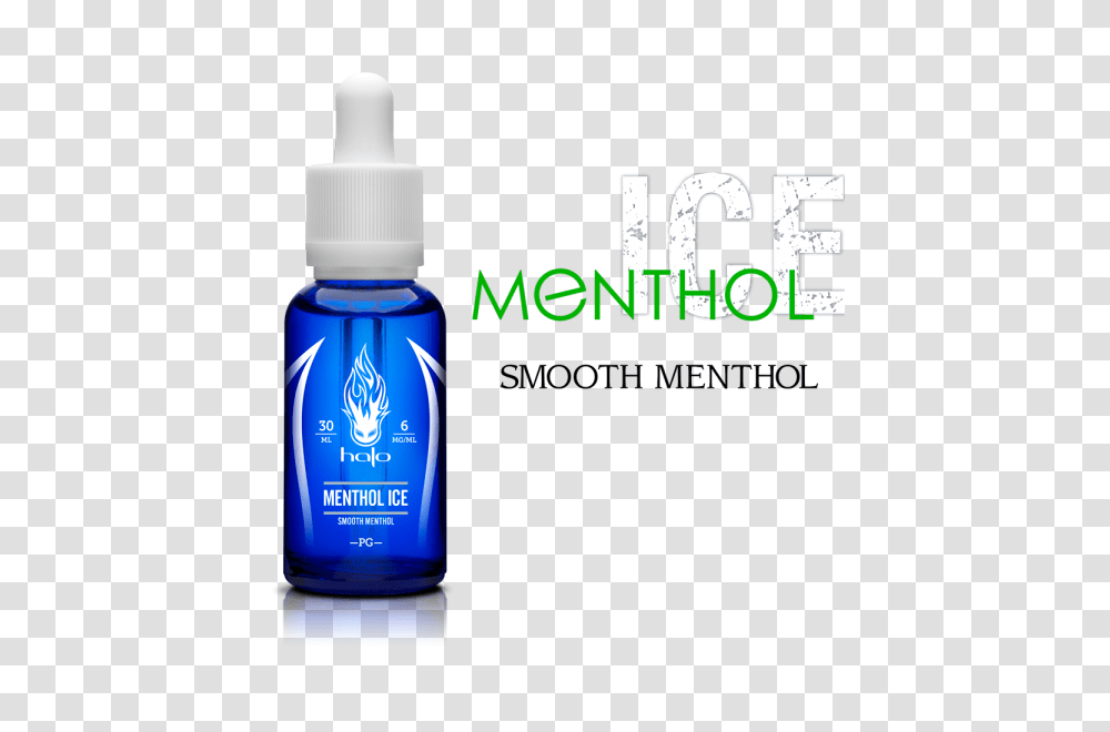 Menthol Ice E Liquid Menthol Flavored E Juice Halo, Bottle, Cosmetics, Perfume, Aftershave Transparent Png
