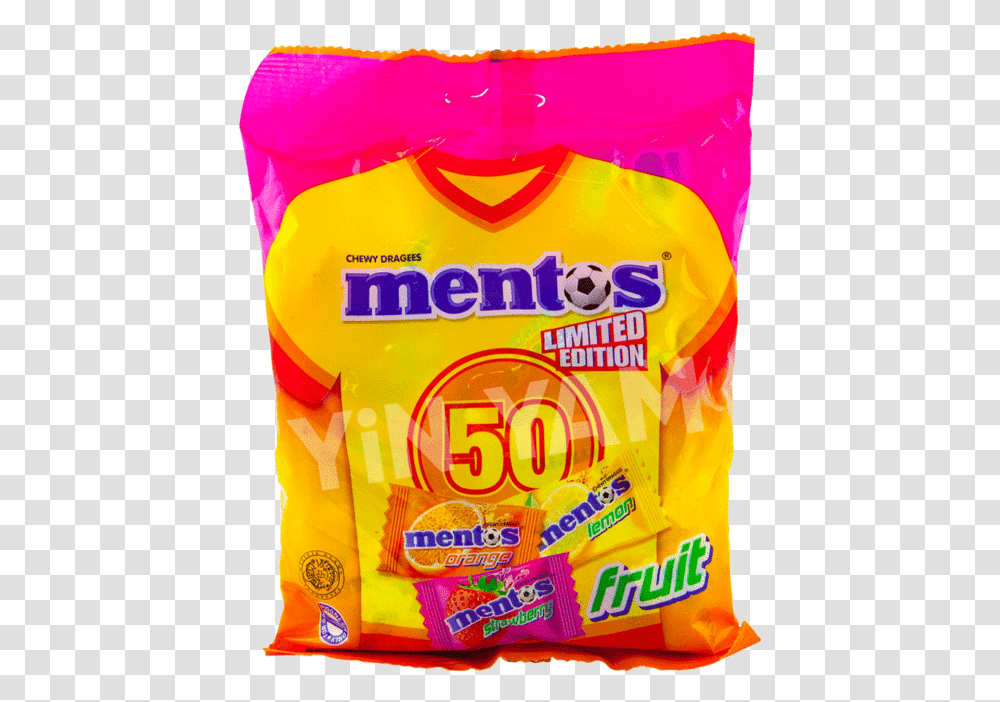 Mentos Fruit Candy Bag 135g Snack, Food, Plant, Sweets, Confectionery Transparent Png