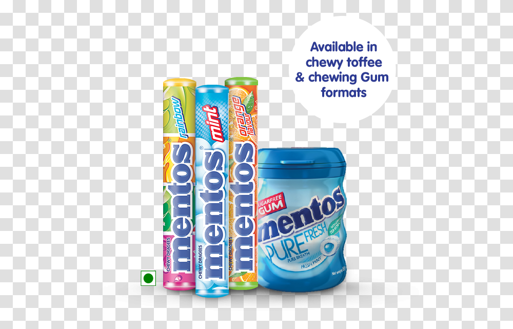 Mentos Toffee, Gum, Toothpaste Transparent Png