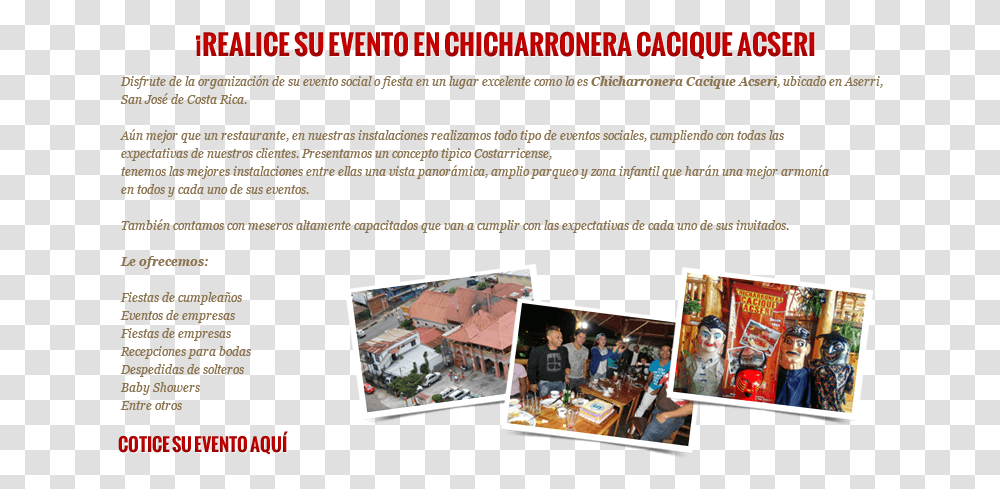 Menu Chicharronera Cacique Acseri, Person, Human, Advertisement, Poster Transparent Png