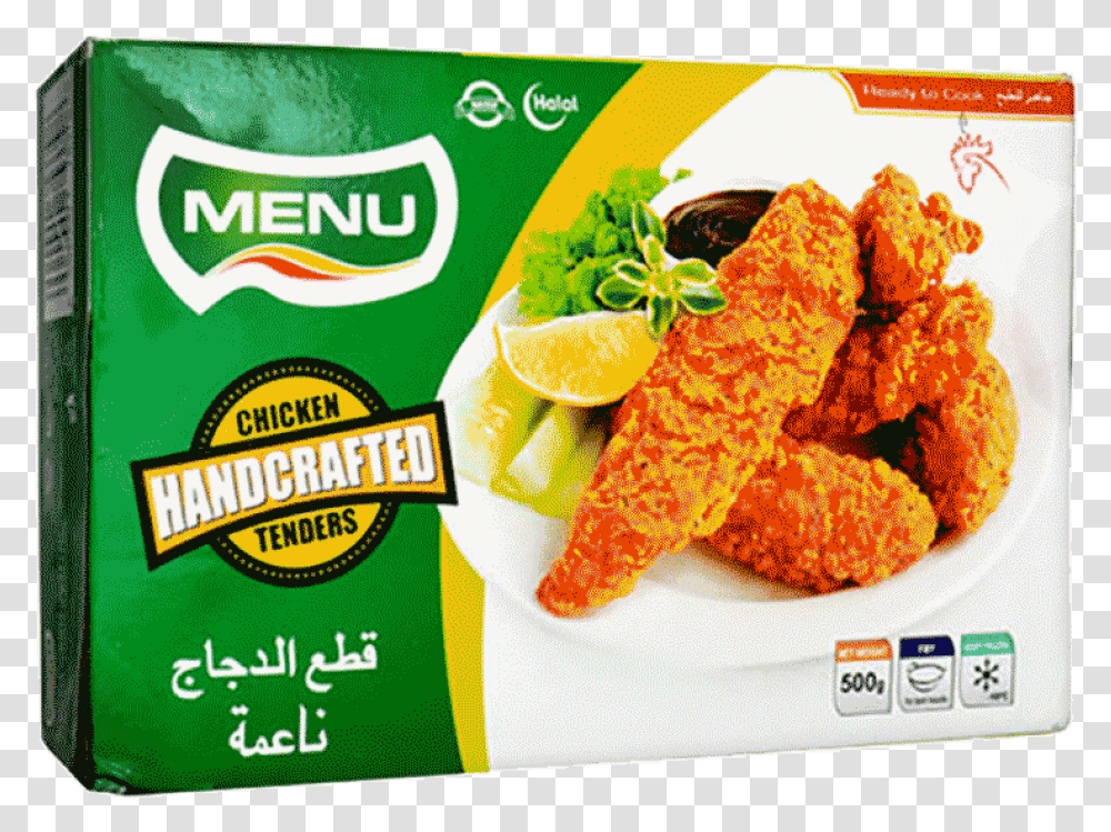 Menu Chicken Handcrafted Tender 500 Gm Menu, Fried Chicken, Food, Nuggets, Meal Transparent Png
