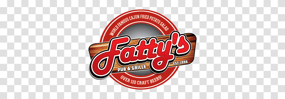 Menu Fattys Pub Grille, Label, Food, Ketchup Transparent Png